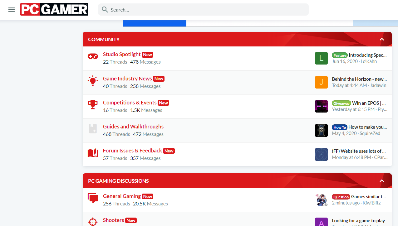 This is how gaming forums look like